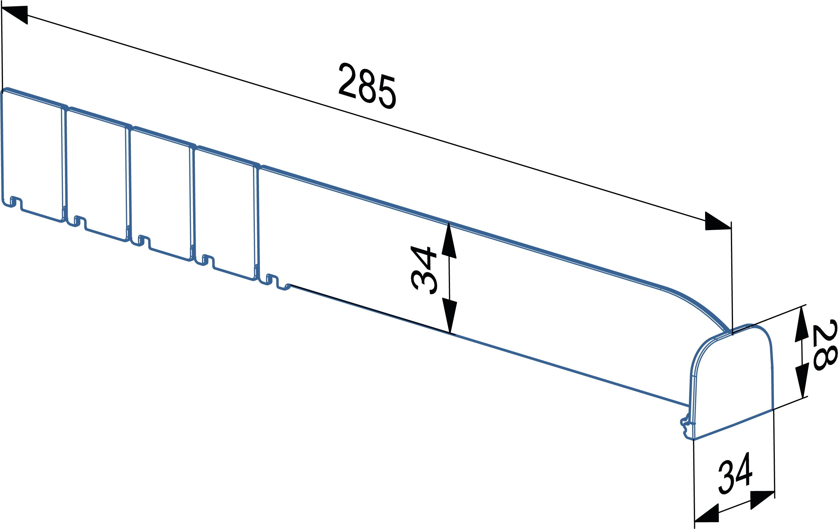 Shelf Separator (SP 35x285)