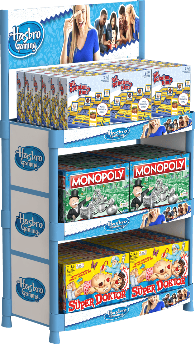 Hasbro — Enjeksiyon Zemin Standları | Ata Dizayn