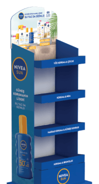 Nivea Sun — Karton Stand Çözümleri | Ata Dizayn
