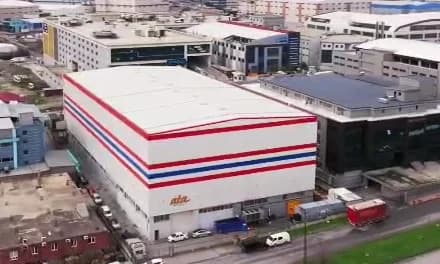 Ata Dizayn üretim tesisinin havadan görünümü